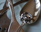Spoon Ring: "Plumeria" by Silver Spoon Jewelry