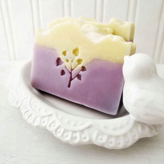 Violet & Bergamot Soap - Shea Butter Soap - Vegan Soap