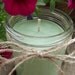 Soy Candle scented with Butterfly Meadows -- 16 ounce Mason Jar