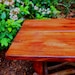 Rustic Handmade Mountain Laurel and Red stained pine Coffee Cocktail 50" Table Log Cabin Furniture by J. Wade