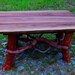 Rustic Handmade Mountain Laurel and black walnut Coffee Cocktail Table Log Cabin Furniture by J. Wade Free Shipping