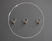 Skinny Band Crystal Ring