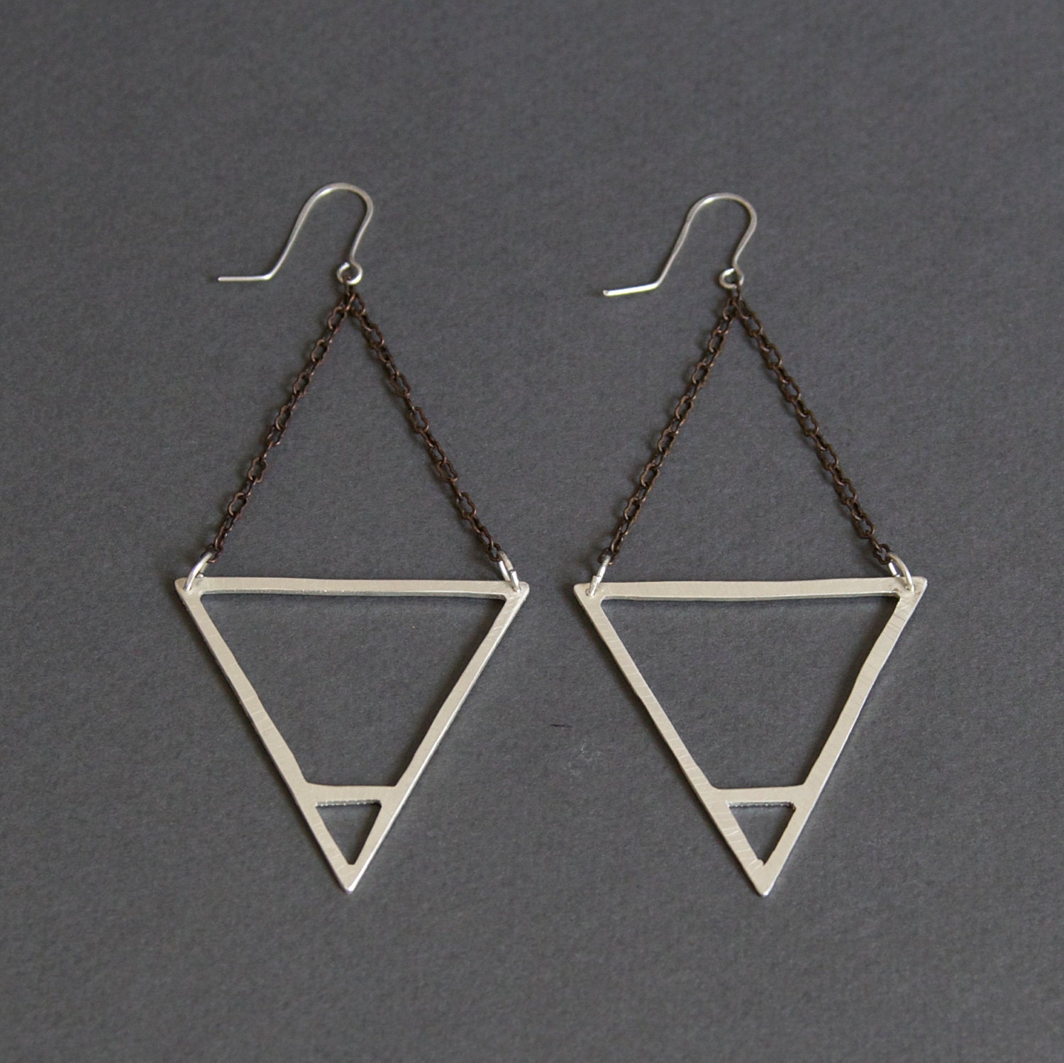 Cutout Double - Tri Earrings