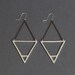 Cutout Double - Tri Earrings