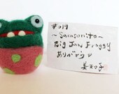 Frog - Big Jaw Froggy Felt Monster
