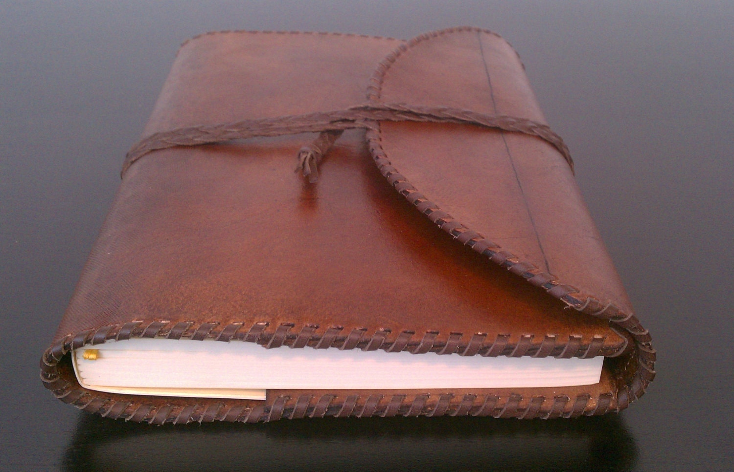 Brothers and Craft Leather Journal w/ Refillable Ruled Filler - BrothersandCraft