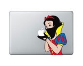 Snow white mash- Macbook Stickers Vinyl Mac decals Macbook decal Macbook Pro decal Apple mac decal for Macbook Air / Macbook Pro sticker