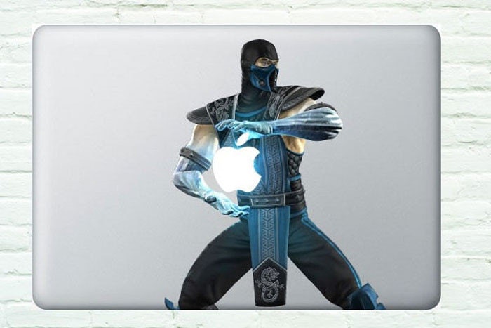 Sub Zero- Macbook Stickers Vinyl Mac decals Macbook decal Macbook Pro decal Apple mac decal for Macbook Air / Macbook Pro sticker
