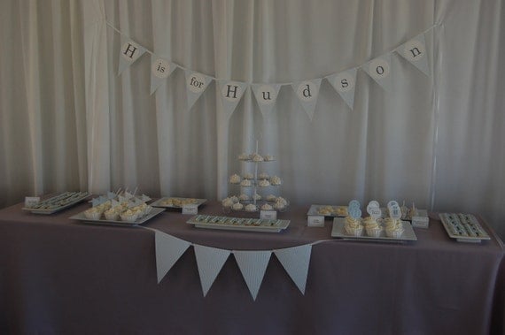 Custom Baby Shower Banner & Banner for Nursery Il_570xn