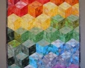 Tumbling Blocks Wall Hanging