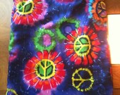 Tie-Dye Peace Sign Tote in the U.S 2 dollar shipping