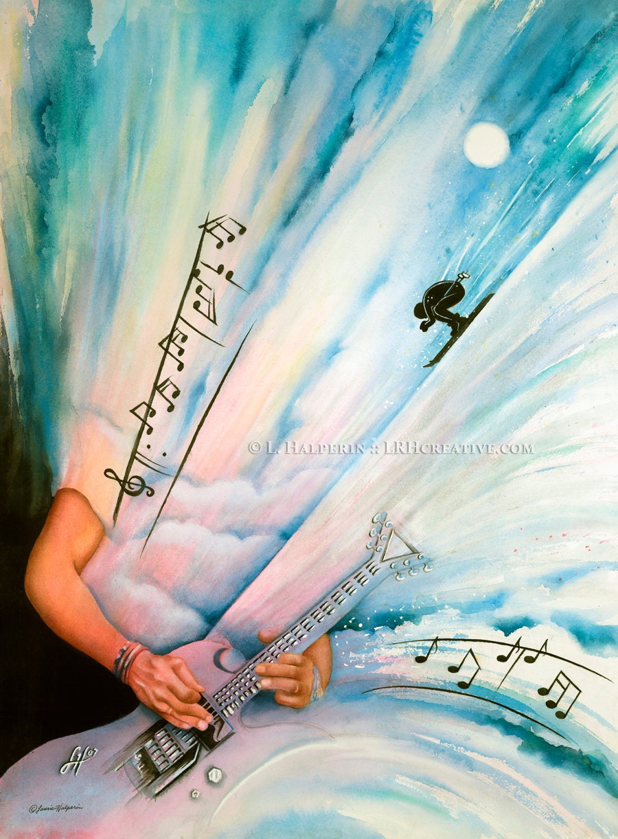Exceed Your Limits - Premium Quality Giclee Print of Original Watercolor Painting