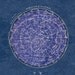 Celestial Chart  Stars Southern Hemisphere Constellations Print  Vintage Image