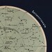 Antique Celestial Sphere Print Astronomy Chart Northern Hemisphere Stars Constellations