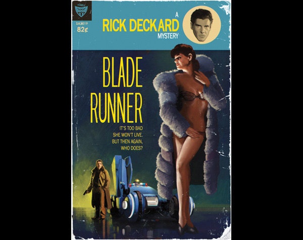 Blade Runner Pulp Cover (24"x36")