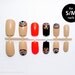 Supa Nails "Tikapali" 12 Tribal Nails (S/M)