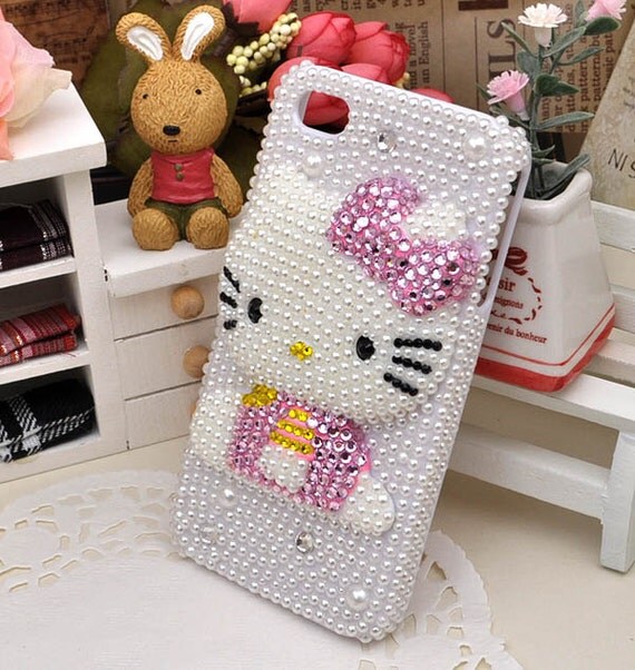 Hello Kitty iphone case , iphone 4 case, iphone  4S case, Apple iphone case,Hello Kitty iphone 4 case