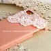 Vintage Lace with Pearl iPhone 4 case, iPhone 4s case, iPhone case, iphone cover ,iphone 4 cover, 5 Colors For Choice
