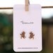 Bambi deer stud earrings