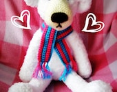 Snuggly Polar Bear - Handmade Crochet Doll / Amigurumi