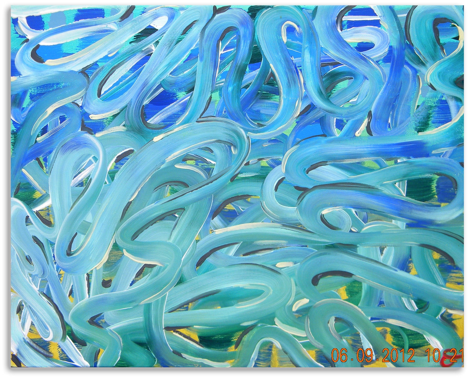 Original Painting for Sale by Artist, "Lapiz and Love"