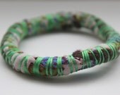Fabric Bangle in Garden Party