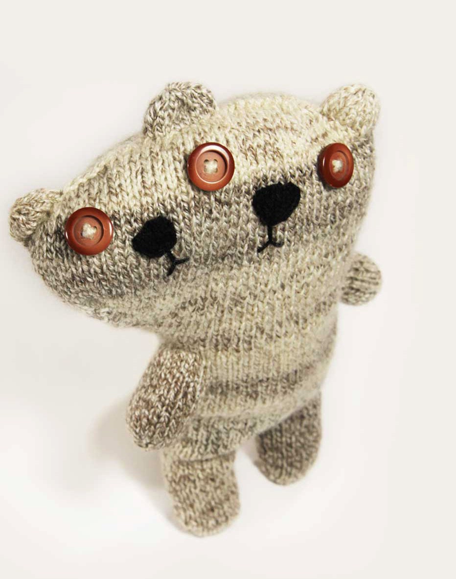 knitted bear