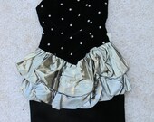 Vintage Karen Lucas for Niki Velvet Dress