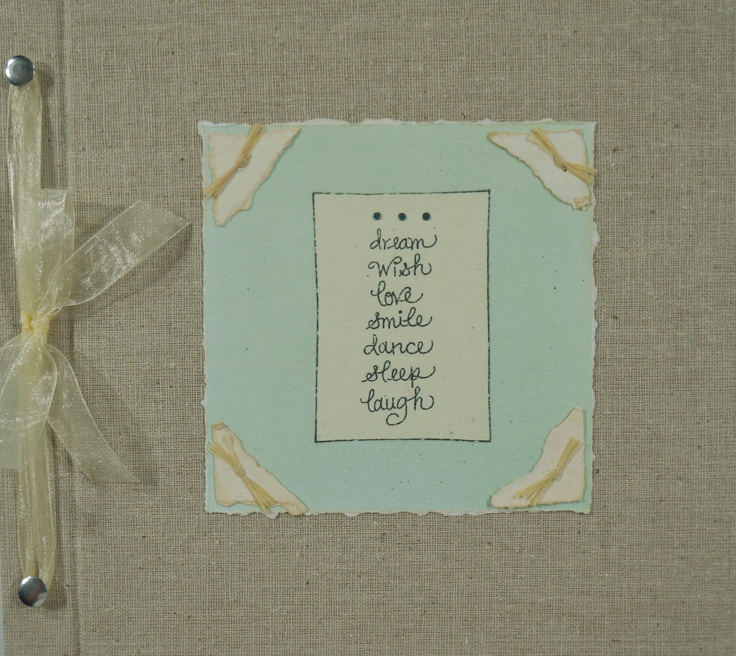 baby memory book "dream.wish.love"...boy