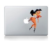 Girl---Macbook decal Macbook sticker Mac decal Mac sticker Vinyl Mac decal Macbook pro decal Macbook air decal ipad decal iphone decal