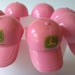 Pink John Deere tractor hat cap cupcake picks cake toppers, for a special country girl or wedding, farmers or farm chicks wanted