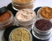 8pc HARVEST GLOW Mineral Makeup Kit - Pure Natural Vegan Mineral Set
