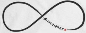 One Direction Themed Tank Infinity Directioner/1D Flower Logo/Vas Happenin