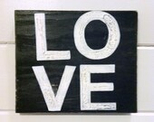 LOVE Distressed Wood Sign