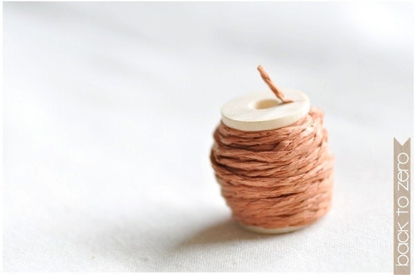 Paper Twine - Tan Orange