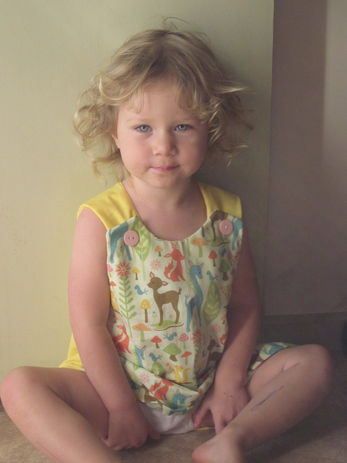 Girl's Dress "Oh Dear" Size 1