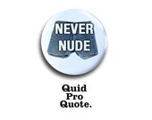 Arrested Development - Tobias Funke- Never Nude -pinback button