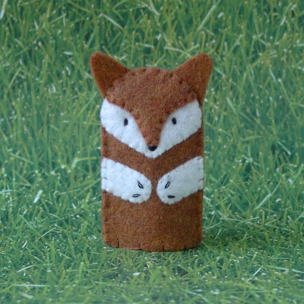 Fox Finger Puppet - style 2