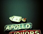 Retro Sign Print 8x8  - Apollo Liquors - Fine Art Lomo Photography