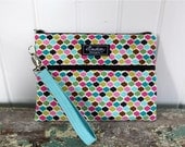 Kindle / iPad Mini /  Nook / eReader / Padded Pouch / Wristlet / Bag /Lucy