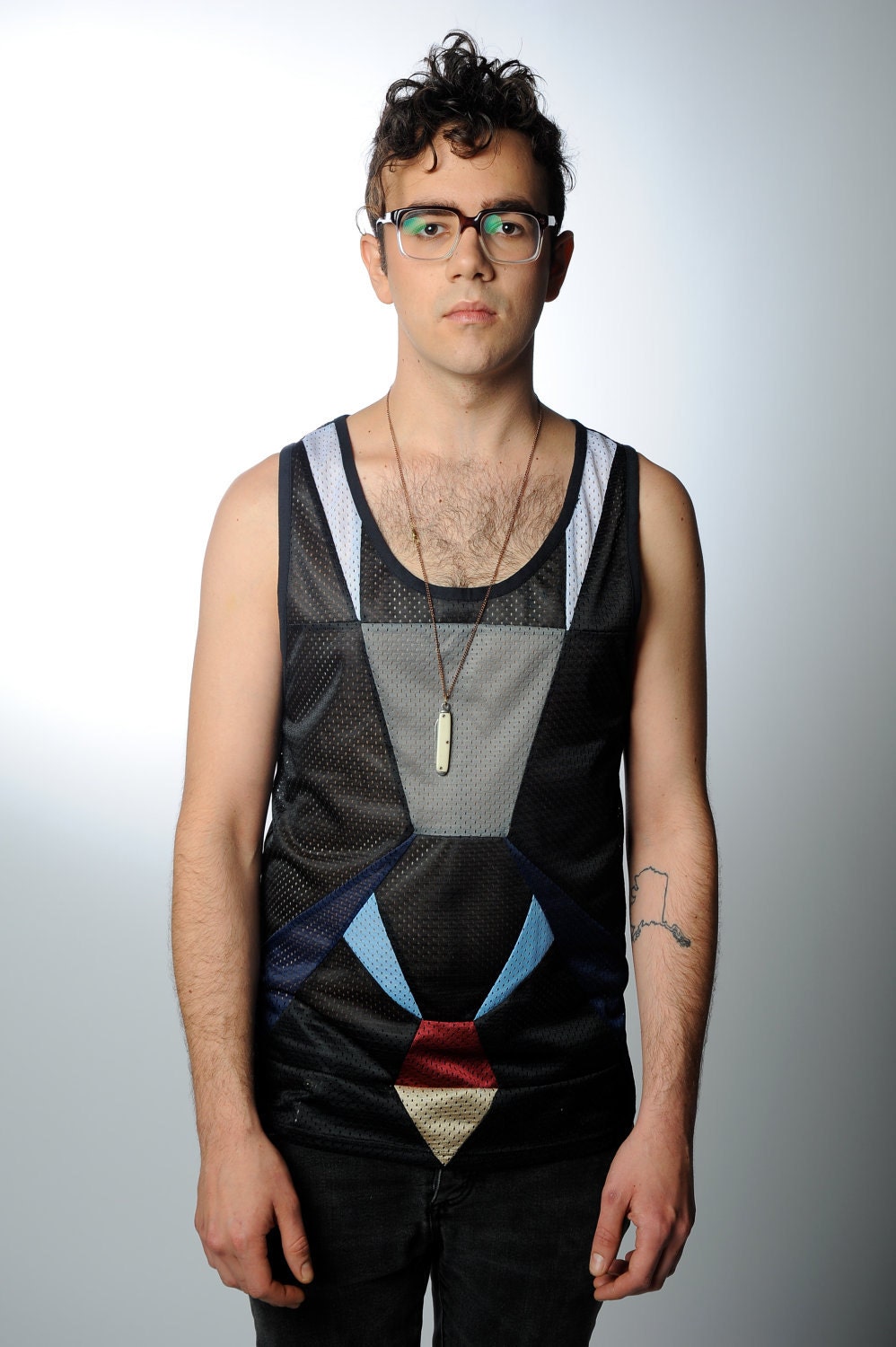Quadrocepticon Unisex Mesh Tank Top