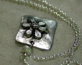BLOSSOM Charm Necklace Original Pendant Sterling Chain Pearl