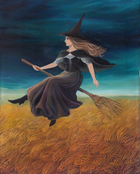 Barley Witch - Victorian Pagan Goddess Art Print