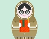 Print-Matryoshka (nesting doll)-Research
