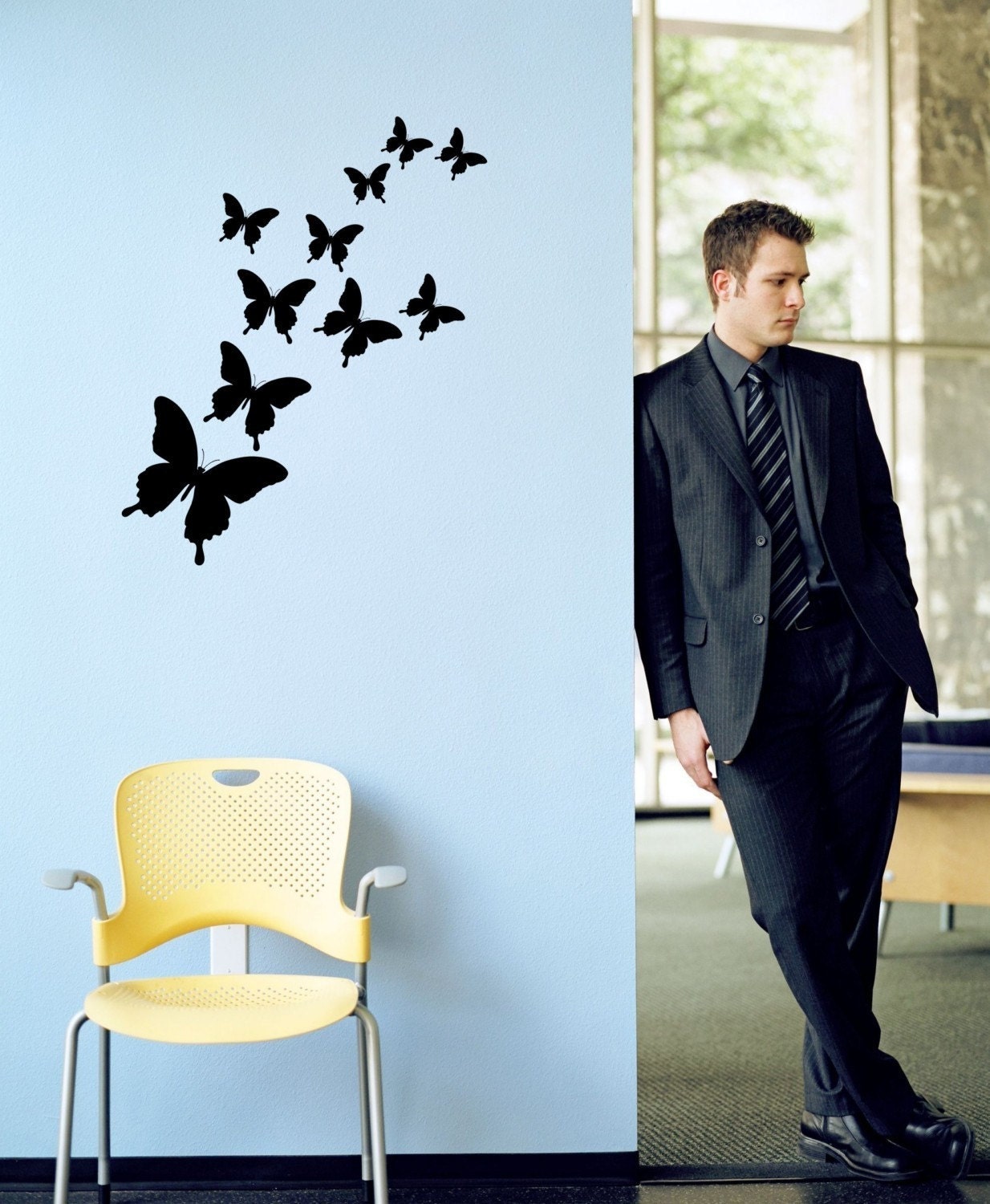 14 Butterfly Wall Decals
