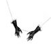 Choker Necklace - Halloween Jewelry - Illustration Jewelry with 17" Chain