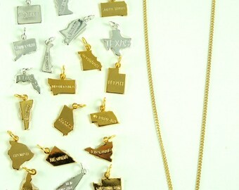 Birdhouse Jewelry - one state charm