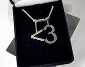 ASCII Heart Necklace