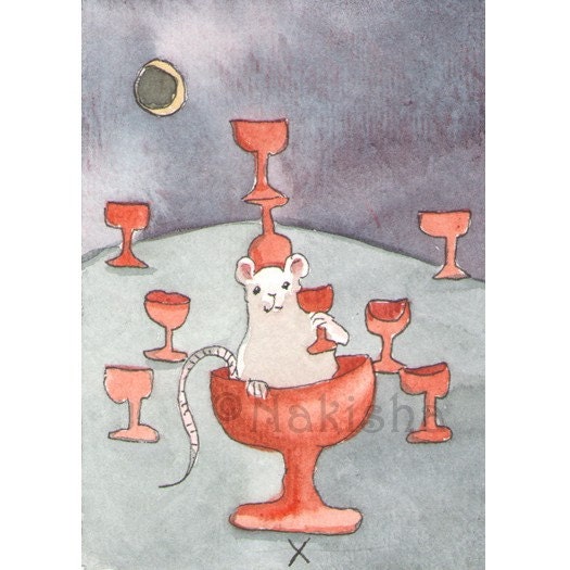 TaRat - The Rat Tarot - Original Art - Ten of Cups