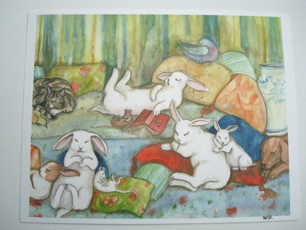 Afternoon Nap - Archival Fine Art Print - Large Size